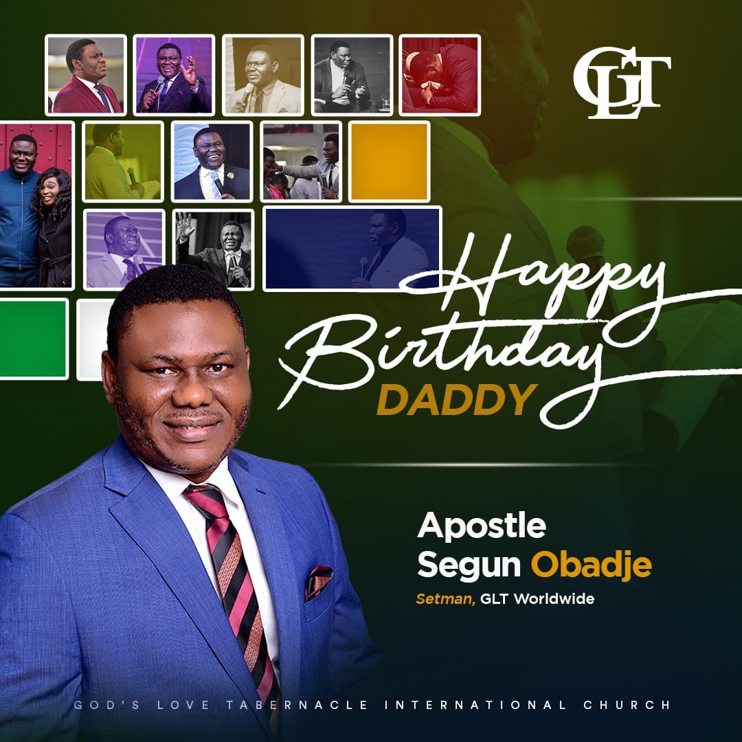 gltchurch's tweet photo. It is the world ASO’s day! Our father, Our mentor, our covering is +1 today…

Happy birthday to a phenomenal leader and a vessel of God with inestimable grace and unreserved anointing @PstSegunObadje https://t.co/jd3RHhG6bS