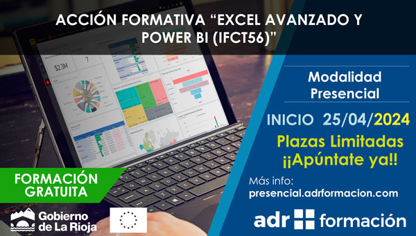 AMGarcia_ADR's tweet photo. 📊 ¡Domina el arte del análisis de datos con la Especialidad Formativa  IFCT56 en Excel Avanzado y Power BI! Descubre las herramientas  esenciales para destacar en el análisis y visualización de datos. Inscríbete en https://t.co/NFtbdkuXqj
#ExcelAvanzado #PowerBI #FP https://t.co/Ef6G2Jpv0f