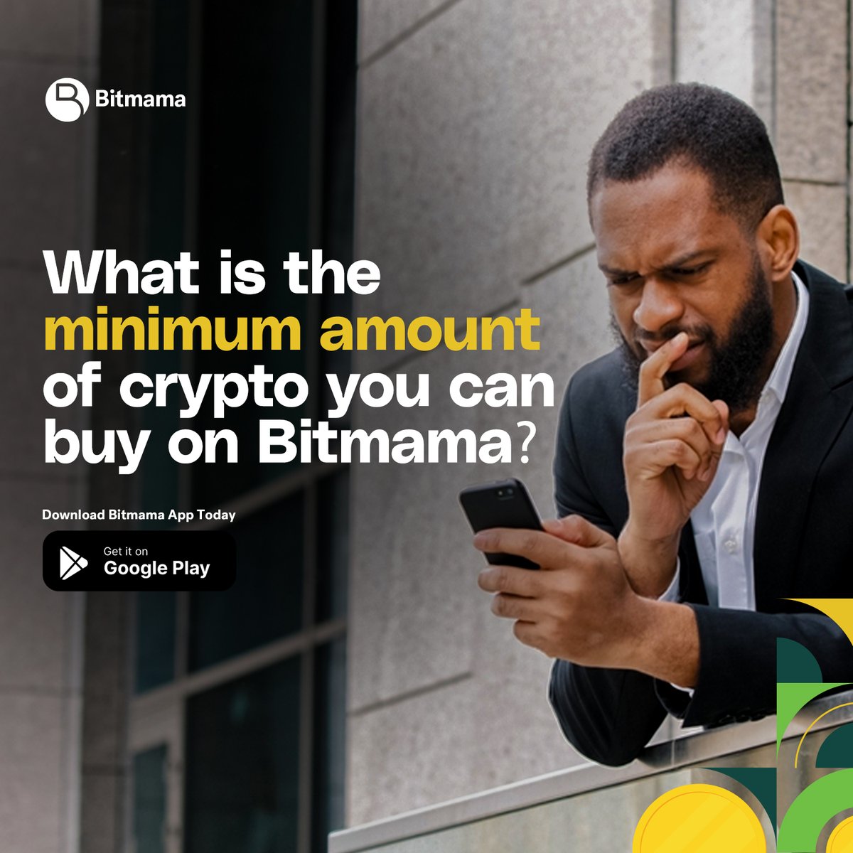 bitmamaexchange's tweet photo. You can totally snag your favorite crypto on Bitmama without breaking the bank! 💰🚀
Just log in to your Bitmama account and purchase crypto assets like #USDT, #USDC for as low as $1
https://t.co/qxtTa1loiN
#Bitmama #Crypto https://t.co/Aei0EFzM8w