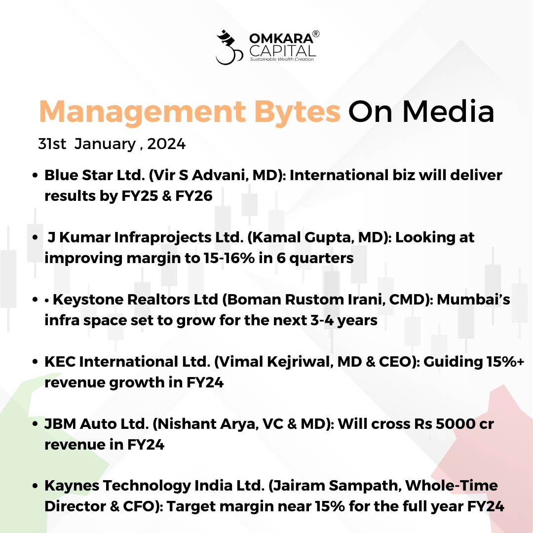 omkaracap's tweet image. NO tips, NO stock gyaan.                                
Management Bytes On Media                     
31st January, 2024           
                        
 TAP TO READ THE WHOLE REPORT IN DETAIL              Link:  omkaracapital.in/free-blog/mana…
@varinder_bansal

#infraprojects