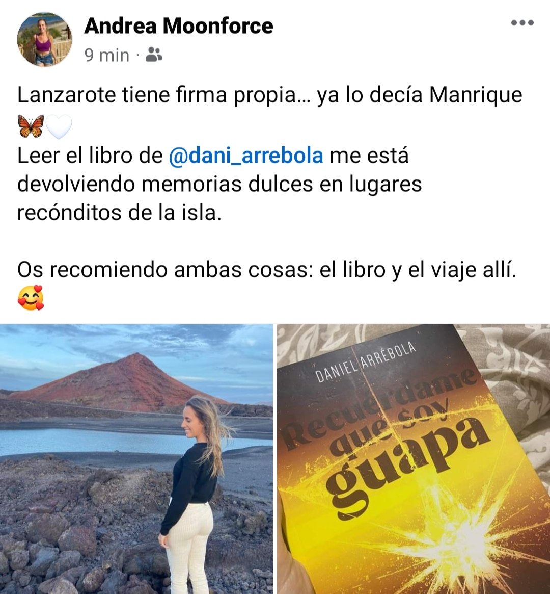 No puedo sentirme más abrumado por las muestras de cariño hacia mi 📖 RQSG 🌋

No hay día en la semana, desde su publicación, que no reciba feedbacks tan llenos de energía como este último de esta lectora 🤍

¡Muchas gracias a todas las lector@s guap@s! 

cosechanegraediciones.es/producto/recue…
