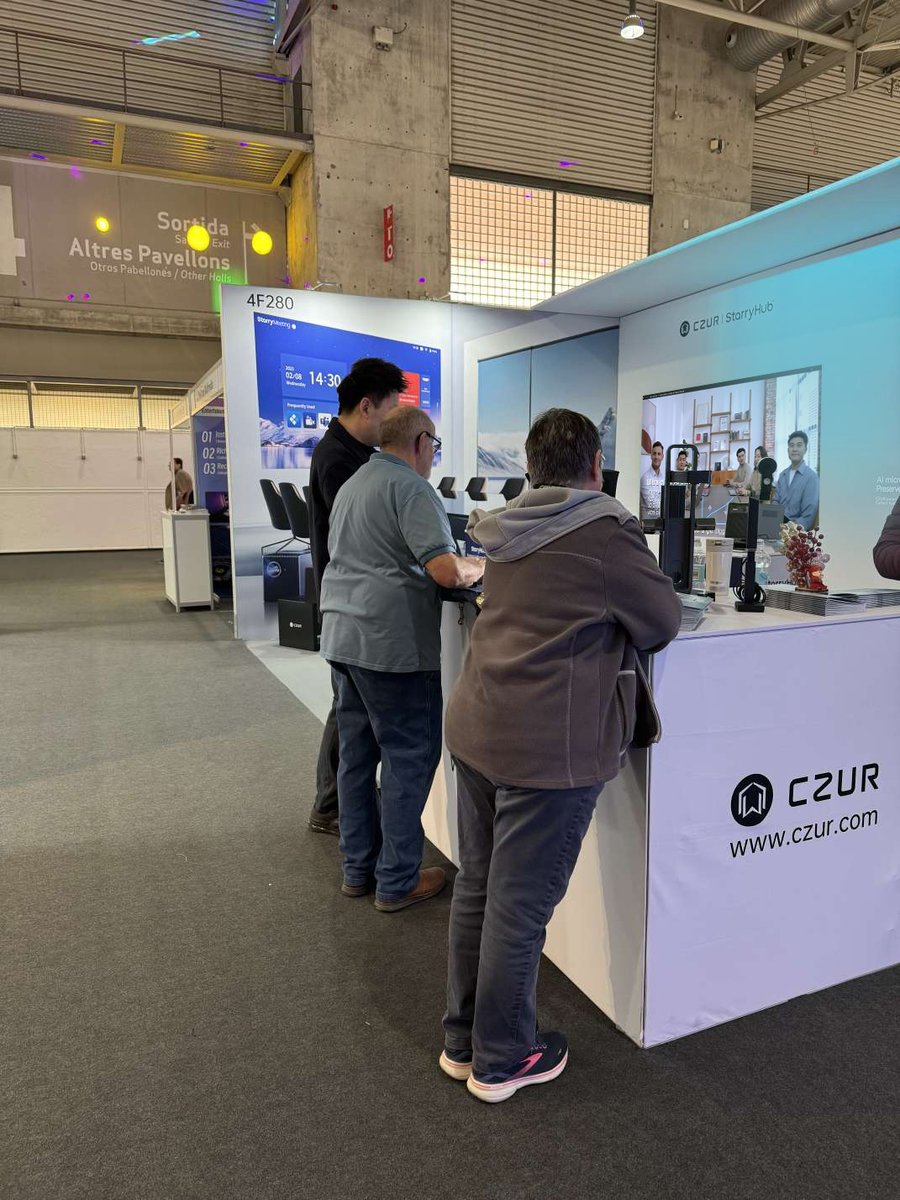 CZUROfficial's tweet photo. The first day of #CZUR booth 4F280 is buzzing with activities and excitement ! π
Focus on our top-notch the business conference systems, #starryhub, π₯° and state-of-the-art #scanner and #webcams.
π The awe-inspiring moment is ongoing at #ISE2024.
https://t.co/FwJsEyYQ5O https://t.co/dEAHVwRp0T