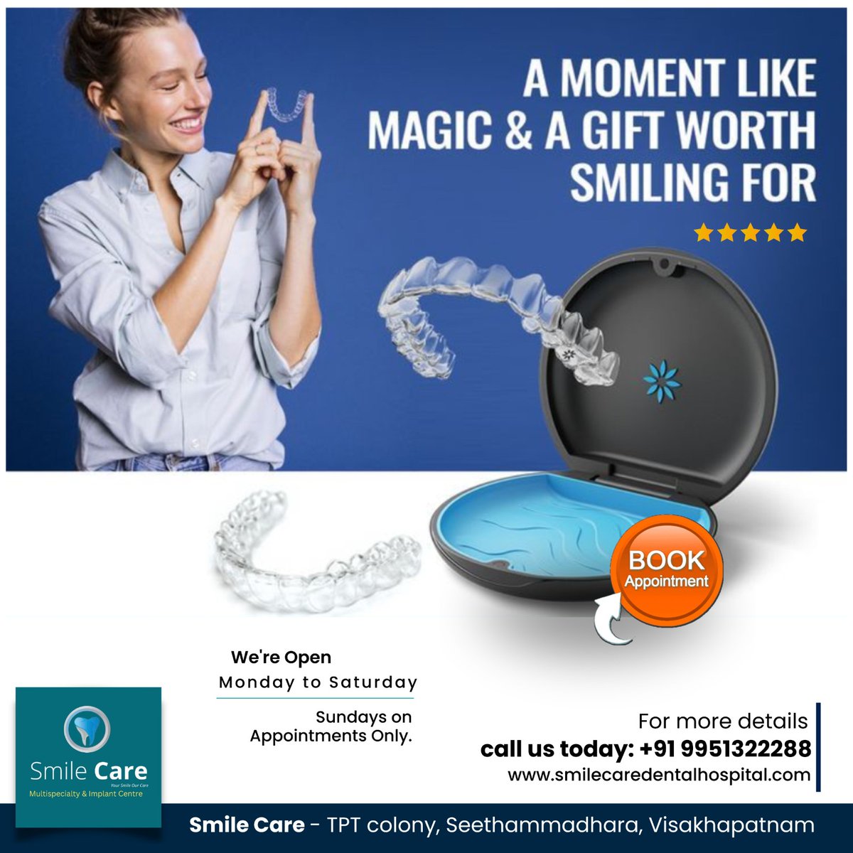 ✨ A moment like magic, and a gift worth smiling for! 

For more details, call us today:
📞 +91 9951322288
🌐 lnkd.in/gPncF4yU

#SmileMagic #DentalCare #HealthySmile #BookNow #SmileJourney #DentalWellness #SmileWithConfidence #HappyTeeth #DentalMagic #SmileCare