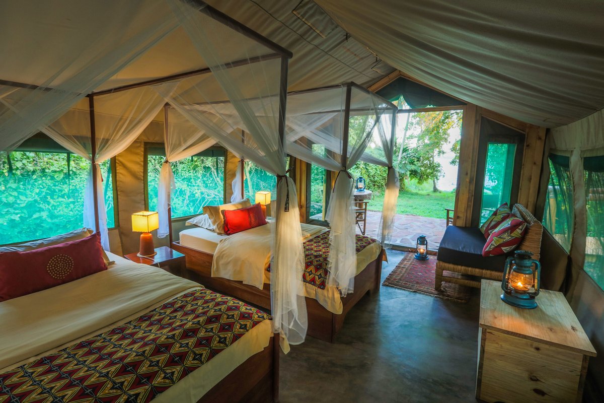 Create a diverse and memorable adventure by combining a stay at Ruzizi Tented Lodge with Karenge Bush Camp which offers the perfect blend of lakeshore tranquillity and immersive bush camp experiences.
#RuziziTentedLodge #KarengeBushCamp #VisitRwanda #Akagera