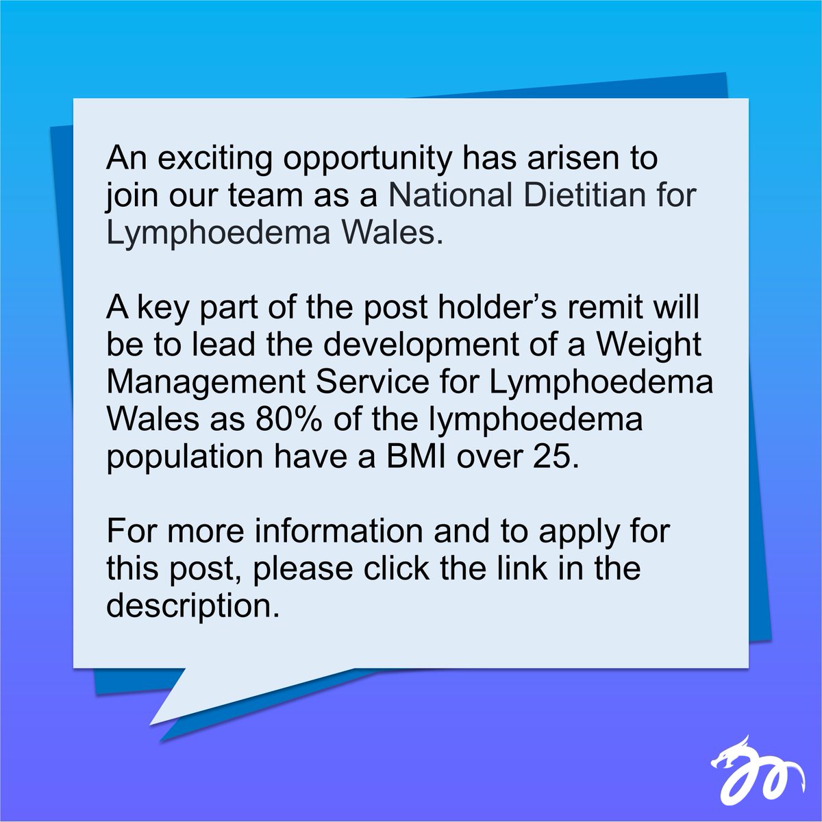 sbuhb.nhs.wales/work-for-us/jo… #lymphoedema #lymphoedemawales #lymffoedemacymru #lymphoedemawareness #lwcn #lymphoedemawalesclinicalnetwork #lymffoedema #dietician #weightmanagement #weightmanagementservice #bmi #development #health #vacancy #recruiting