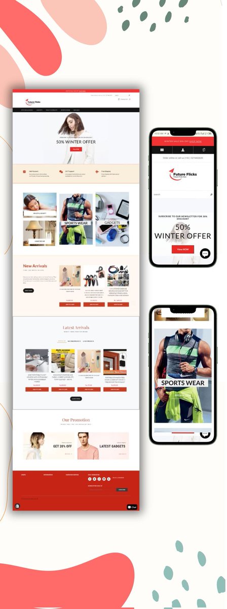 Qurat_DL's tweet image. 🌈 Freshly designed Shopify store alert!

 Check out the magic I&apos;ve created for a happy client.

💥 Grab a special 10% off now! 🎉

💬 DM to dive into your unique E-commerce journey. 

#shopify
#shopifystoredesign
#jjk249