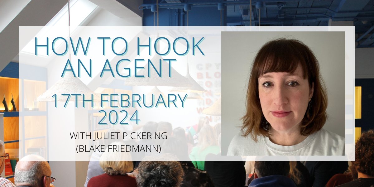 At our next 'How to Hook an Agent' event on 17th Feb, you can hear about the submission process from @julietpickering @BlakeFriedmann Juliet represents a list of intriguing, conversation-starting writers, across both fiction and non-fiction! Book now: writersandartists.co.uk/events-and-cou…