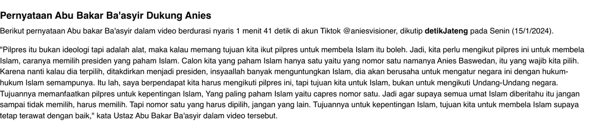 alghwdr's tweet photo. Sudahkah dipertimbangkan risikonya sebelum coblos? Jangan sampai malah bikin terorisme kembali mengganas. CoblosssAMIN TerrorisBangkit https://t.co/IjRzXSfZ7v