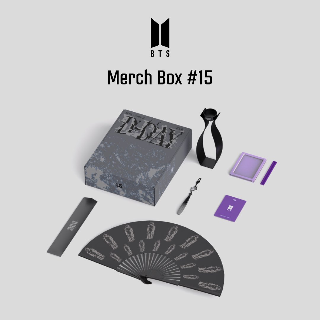 BTS SUGAモデル MERCH BOX #15 新品 未開封 BTS Merch BOX#15 D-day suga ユンギ Unboxing: BTS Merch Box 15