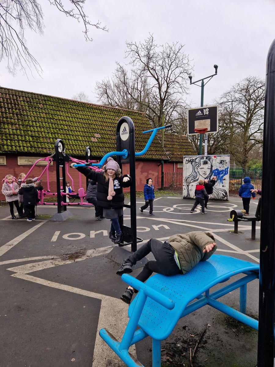 TPAYear2EL's tweet photo. We have enjoyed playing on the play equipment this morning #TPAHistory @DeltaTheParks https://t.co/1JSeSFpRCD