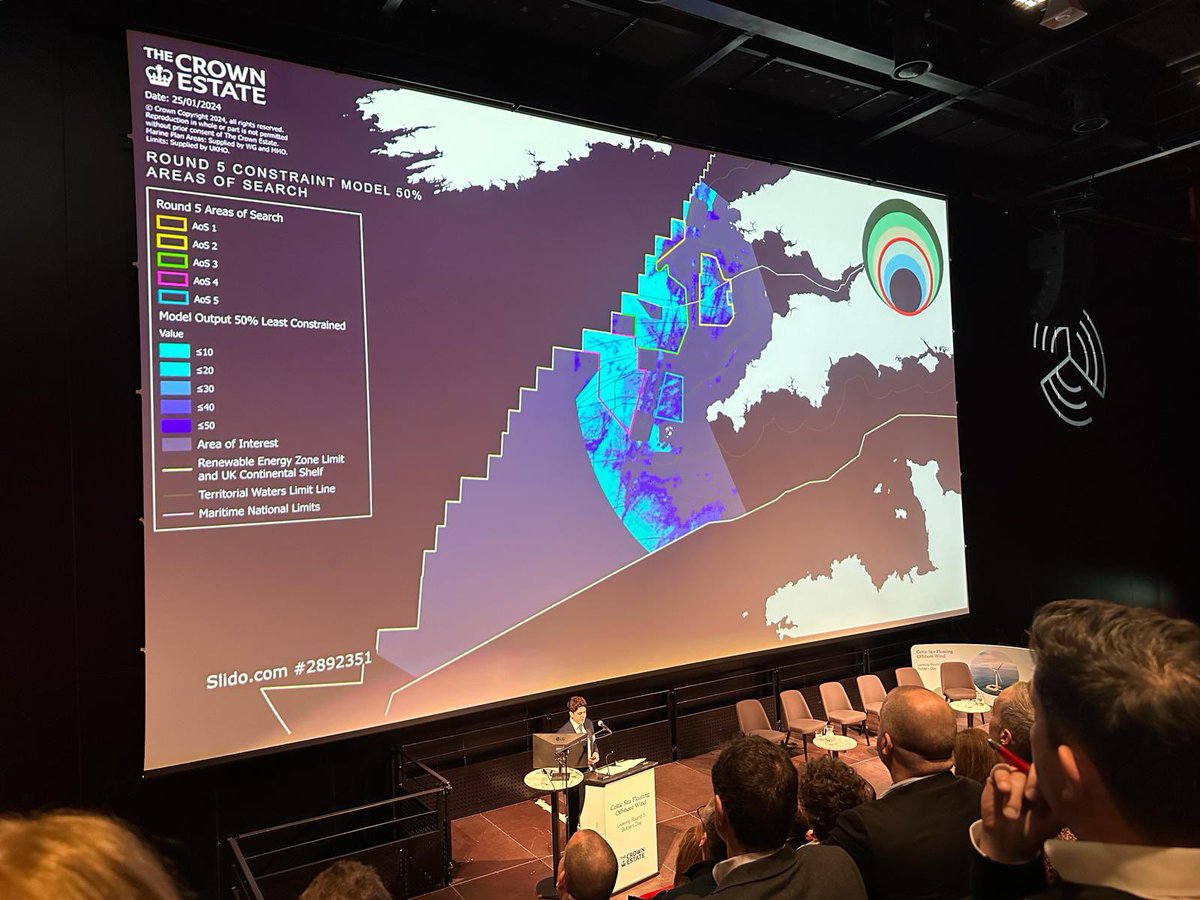 RenewableUK Cymru (@rukcymru) on Twitter photo 🌊 It’s bidders day in the Celtic Sea!
Leasing round 5 got off to a cracking start this morning in Swansea. <a href="/TheCrownEstate/">The Crown Estate</a> went into detail about the upcoming process, telling developers they had listened to concerns about pricing and wanted to deliver a fair value for Wales 🌊 It’s bidders day in the Celtic Sea!
Leasing round 5 got off to a cracking start this morning in Swansea. <a href="/TheCrownEstate/">The Crown Estate</a> went into detail about the upcoming process, telling developers they had listened to concerns about pricing and wanted to deliver a fair value for Wales