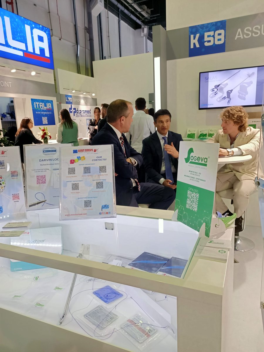 AssutEuropeSpA's tweet photo. Our team is ready to meet you at our booth Hall Z2 - K58 to show all our medical devices during Arab Health!
#arabhealth #arabhealth2024 #congress #medicalfair #assuteurope #medicaldevices #MadeInItaly https://t.co/pjsj5ZhFXW