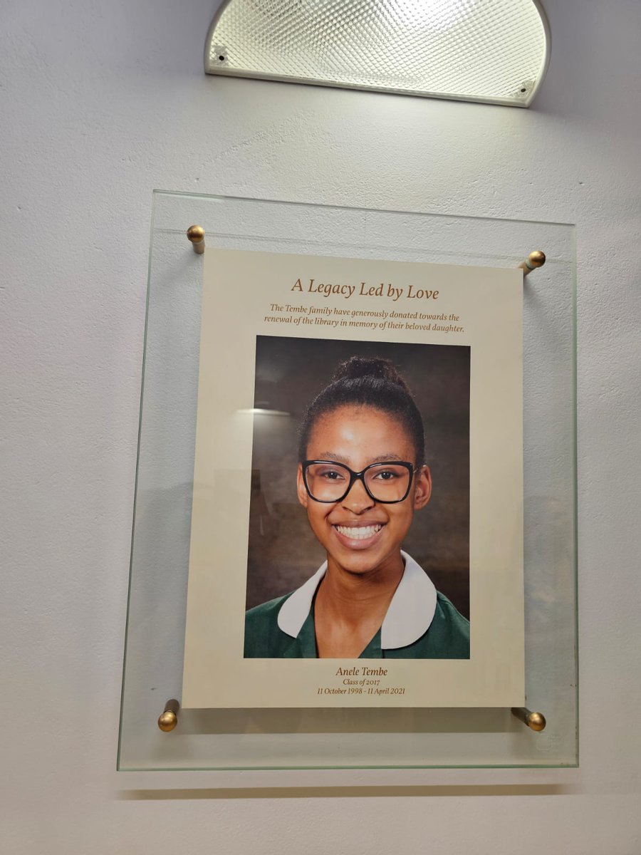 TheNduna's tweet photo. A legacy led by love, a library launched in honor of Anele Tembe. 📖 #RIPAneleTembe https://t.co/rjaothBAd2