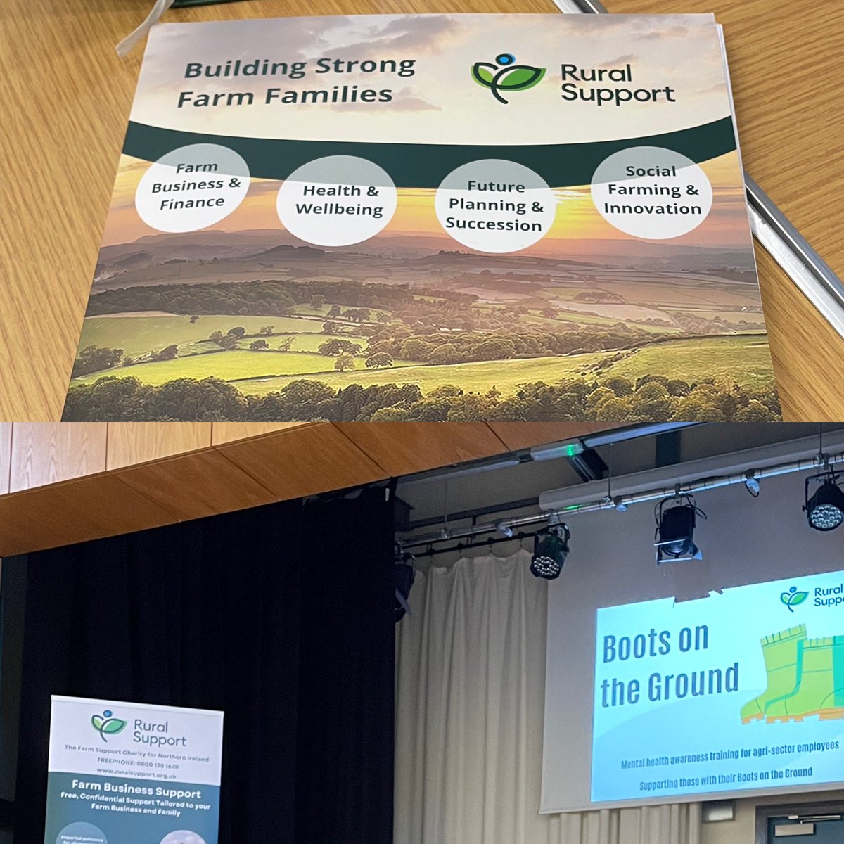 Great session being run with Rural Support to help us all cope with the pressures and stresses in farming.