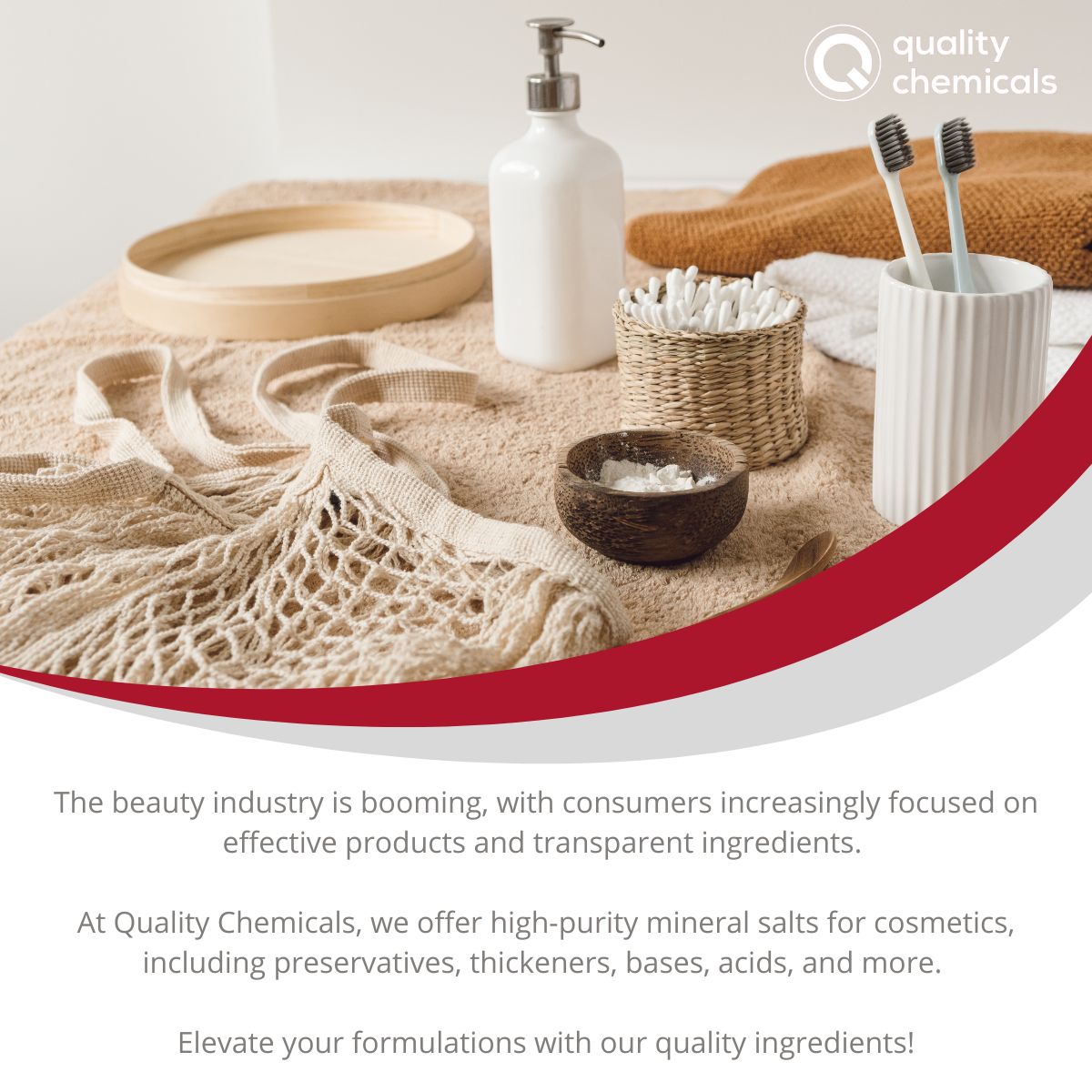 QualChemicals's tweet photo. 🌟Elevate your formulations with our quality ingredients! 🌟

#qualitychemicals #highpuritymineralsalts #challengingtheboundaries #reshapingindustries #manufacturers #beautyindustrie #cosmetic #preservatives #thickeners #bases #acids #formulations https://t.co/TiYVkot3Ki