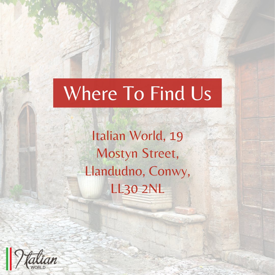 Wanting to visit us in-store? Pop by to catch a sight of our collection of Italian gifts, ceramics, venetian masks and jewellery  🛒
 
📍Italian World, 19 Mostyn Street, Llandudno, Conwy, LL30 2NL

italian-world.co.uk

#italiangifts #italian #handmadegifts