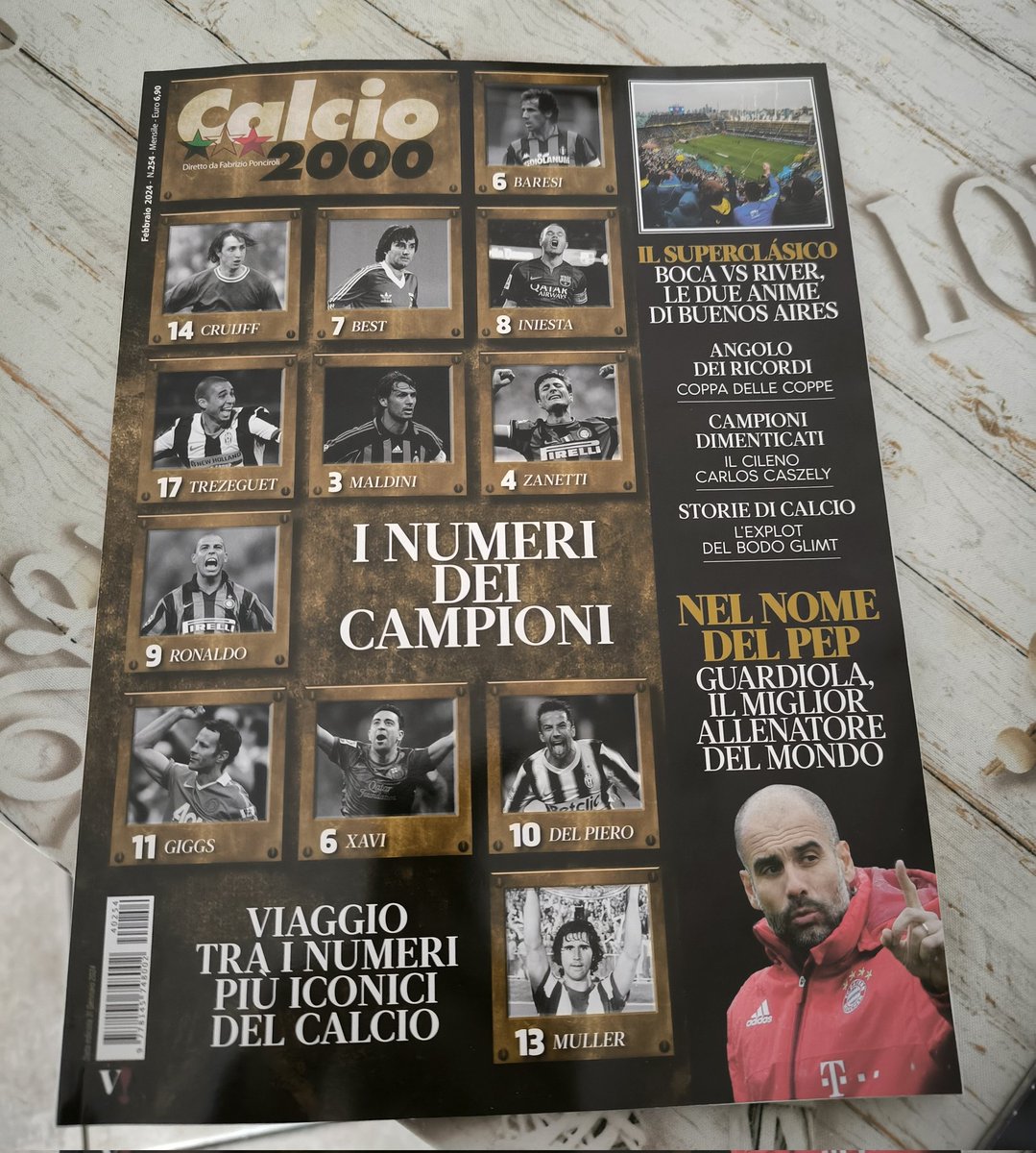 _Morik92_'s tweet photo. #Calcio2000 vi aspetta in edicola col numero di febbraio! Ci sarà anche l'album dei calciatori Panini compreso nel prezzo! Vi parlerò dei numeri di maglia ⚪⚫ con storie e curiosità 😊 https://t.co/x3zq3qdc3x