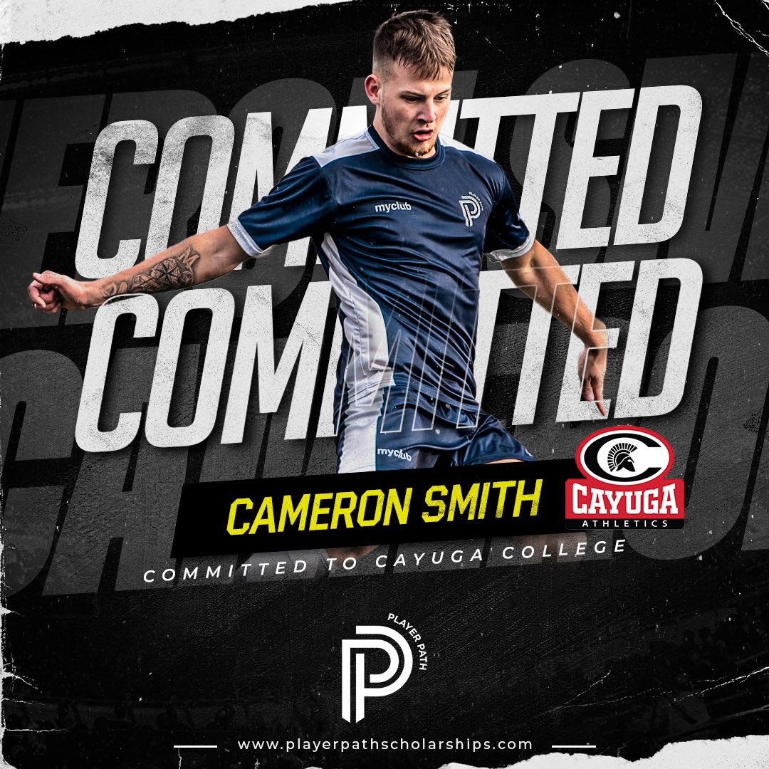 ✍🏼🇺🇸 We are pleased to announce that client Cameron Smith has committed to Cayuga College &amp; will be flying out to New York in August👏🏼       
         
We cannot wait to follow Cameron’s Journey in the states!
