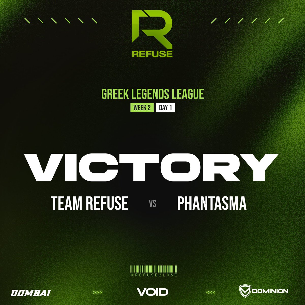 Yesterday's game against <a href="/Phantasmagg/">Team Phantasma</a> was a huge success and resulted in a victory!