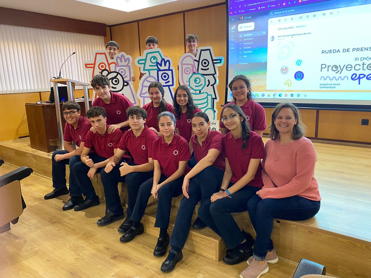 Alumnos de Economía de 3ro #ESO asisten a la rueda de prensa en la Facultad de Economía, Empresariales y Turismo en la ULL. Presentación del Proyecto EPE organizado por <a href="/emprendeull/">emprende.ull</a> <a href="/ULL/">Universidad de La Laguna</a> 
.
.
#OptimismoUrgente <a href="/coleinnovadores/">Coles Innovadores</a>