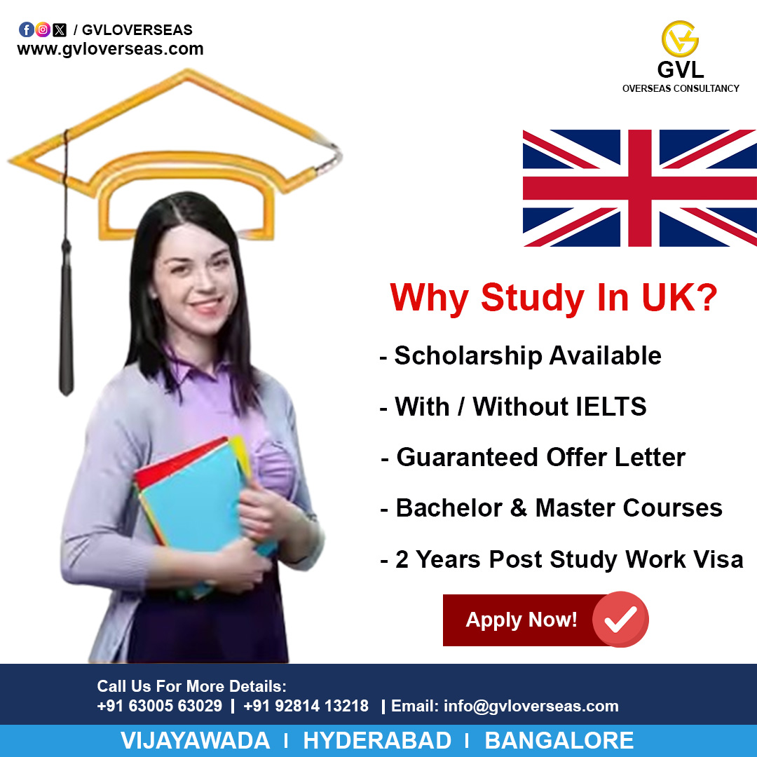 Why study in UK?
#uk #studyinuk #scholarship #ıelts #offerletter #bachelorcourses #mastercourses #poststudyworkvisa #gvl #gvloverseas #gvloverseasservices #gvloverseaseducation