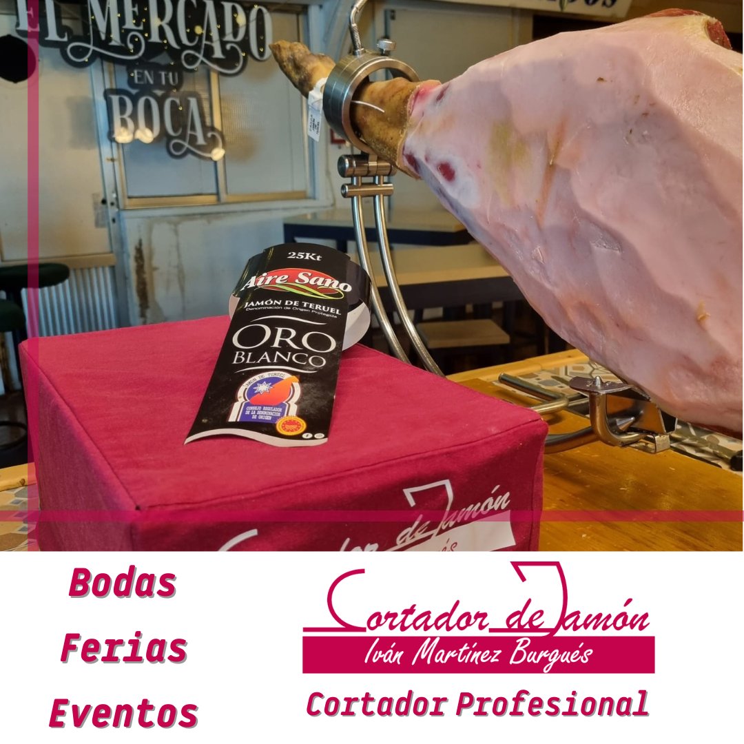 ivanalcaniz's tweet photo. Continuamos con el evento organizado por @camarazaragoza , "Lo que Dure un Jamón", esta vez de la mano de @Airesano  y celebrado en El Mercado en tu Boca. Una experiencia que todos los meses me permite disfrutar de mi pasión y de unos temas muy interesantes.

#IvanCortador https://t.co/f6AK8yBDND