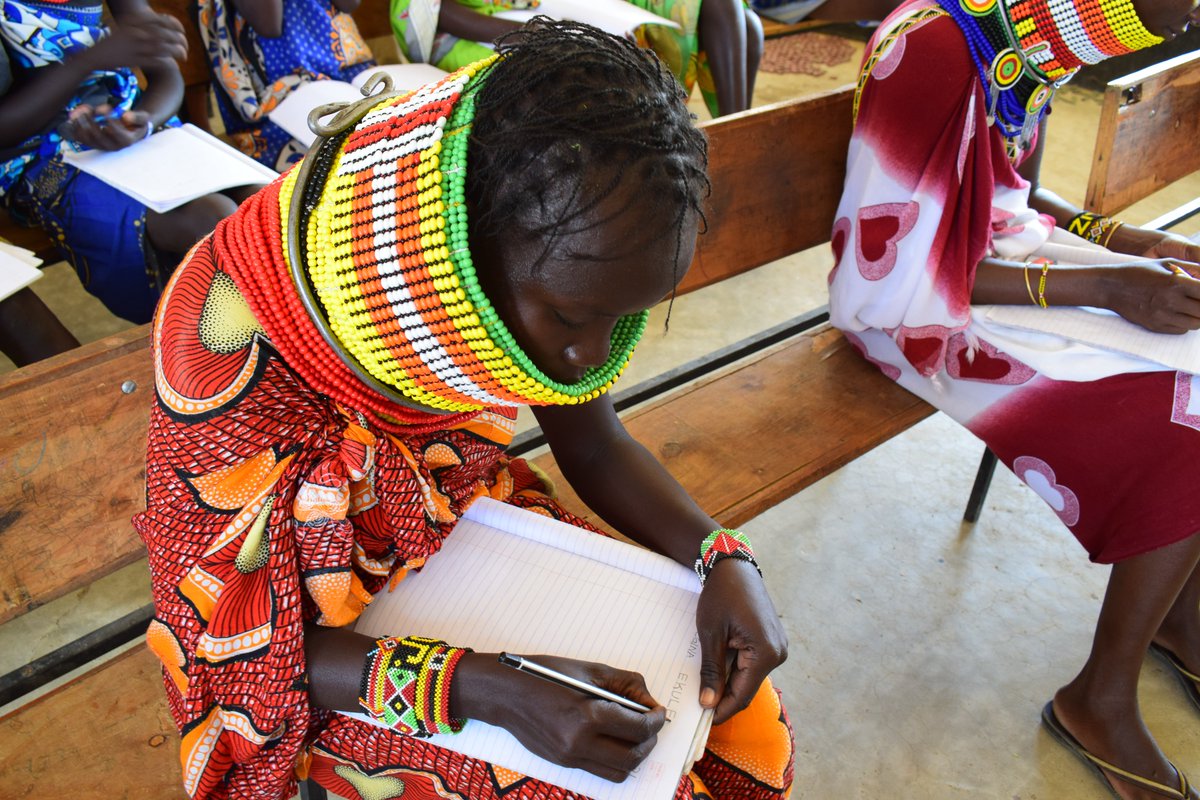 A literate community is a vibrant, empowered, and resilient community. Our literacy programme helps the Turkana community to improve their personal lives, contribute meaningfully to society, read the Bible and grow socially #literacy #literacyforwomeninafrica #learning #learning