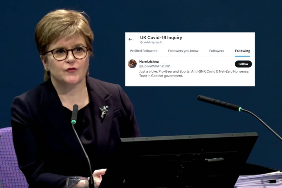 ScotNational's tweet image. NEW: The UK Covid Inquiry has responded after its official Twitter/X account only followed one other account called 'DownWithTheSNP'.

The follow of the 'anti-SNP' account was removed on Wednesday morning after The National asked the inquiry about it.