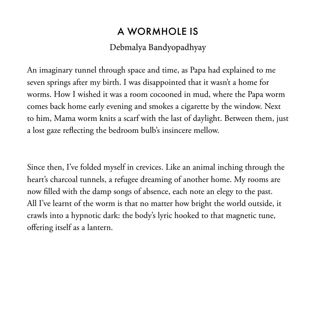 halfmoonwhiskey's tweet image. I hope you like worm poems because I have one in @propelmagazine