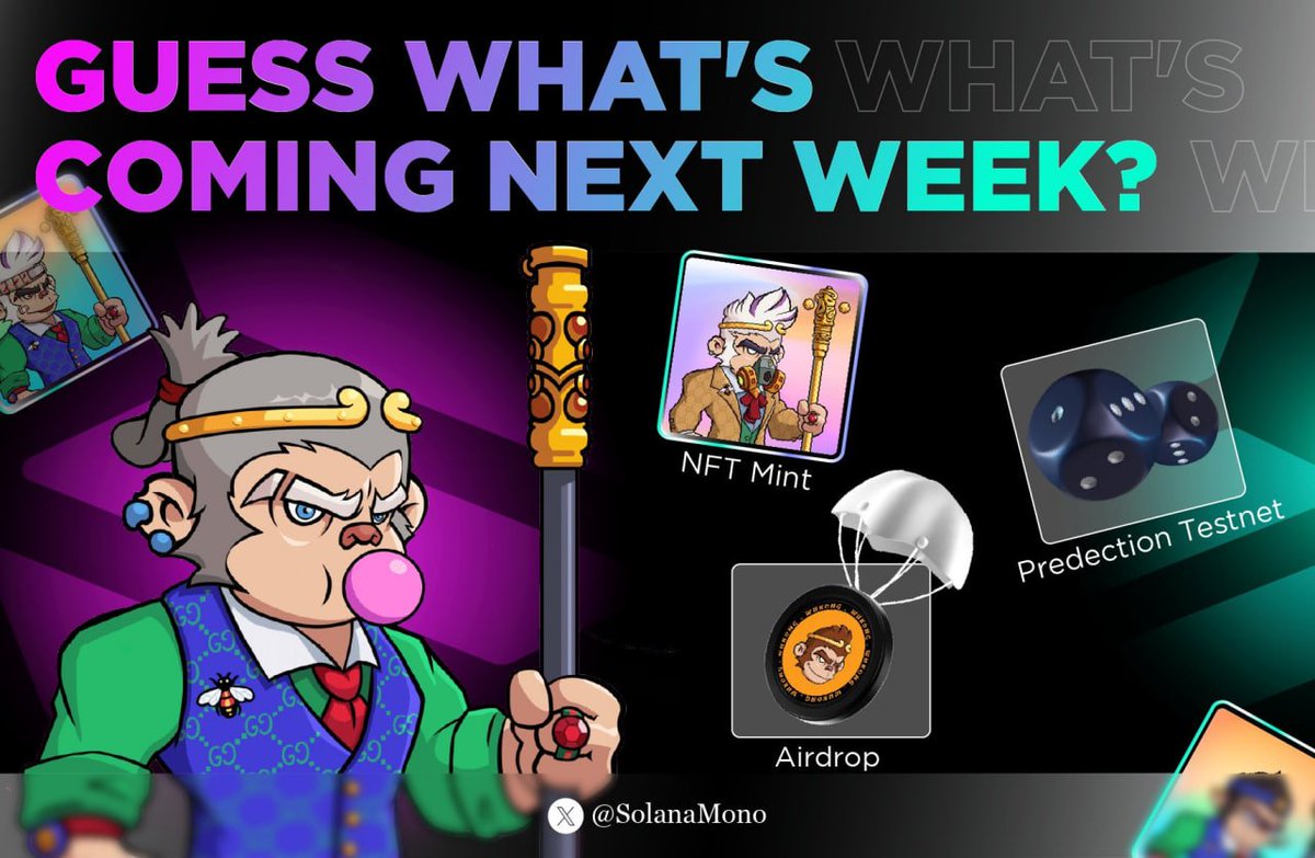 🎉 Exciting news ahead! 🚀 Guess what's dropping next week?

🎁 Airdrop
💎 NFT Mint
🔮 Prediction Testnet

Stay tuned for more updates! #Solana #NFT #Airdrop #Prediction