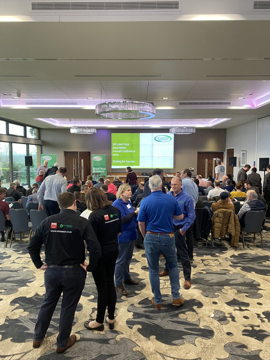 FieldCompostLtd's tweet photo. We had a fantastic time at the @UKLCAssociation conference this week! 🌱

Thank you to the committee for organising speakers and choosing a great venue to host!  

The presentations were so interesting, and the meal (with wine sponsored by us) was delicious 😋 
#uklca #lawncare https://t.co/FEmCm68FSw