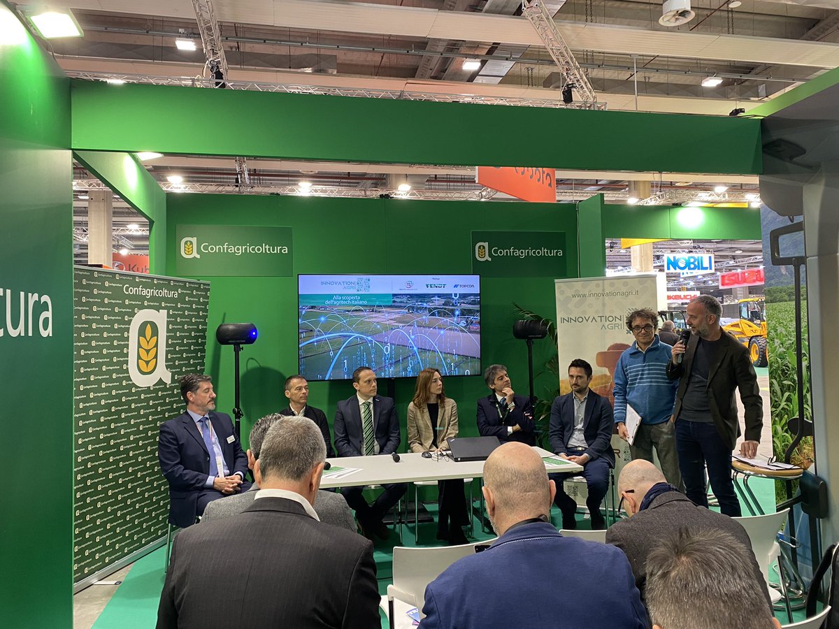 Tommaso Cinquemani (@tommaso5mani) on Twitter photo A #Fieragricola2024 si parla di #AgTech insieme a Maria Pavesi dell’Osservatorio Smart Agrifood del <a href="/polimi/">Politecnico di Milano</a> Marco Miserocchi di <a href="/topconitalia/">Topcon Positioning Italy</a> <a href="/Confagricoltura/">Confagricoltura</a> Luigi Galimberti di #ToSeed Fabio Isaia di Hubfarm e Alessandro Plebani di ITGgroup A #Fieragricola2024 si parla di #AgTech insieme a Maria Pavesi dell’Osservatorio Smart Agrifood del <a href="/polimi/">Politecnico di Milano</a> Marco Miserocchi di <a href="/topconitalia/">Topcon Positioning Italy</a> <a href="/Confagricoltura/">Confagricoltura</a> Luigi Galimberti di #ToSeed Fabio Isaia di Hubfarm e Alessandro Plebani di ITGgroup