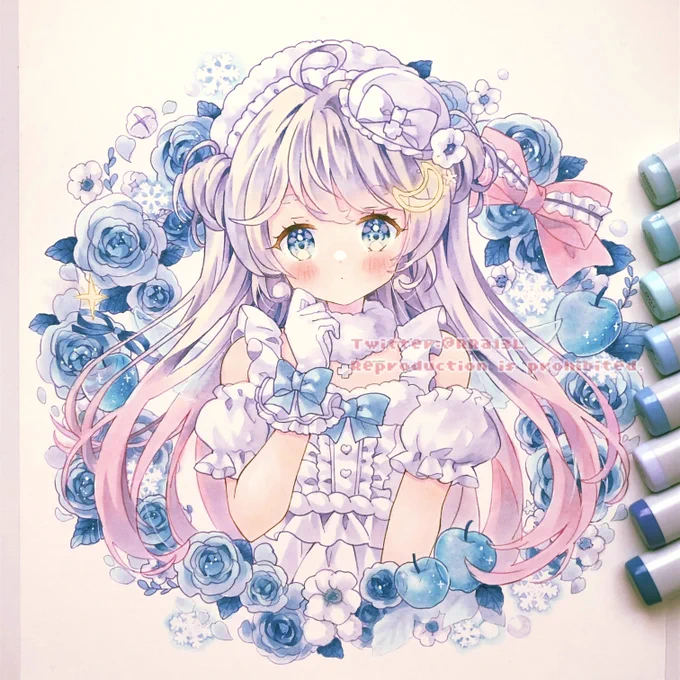雪の妖精 #コピック 