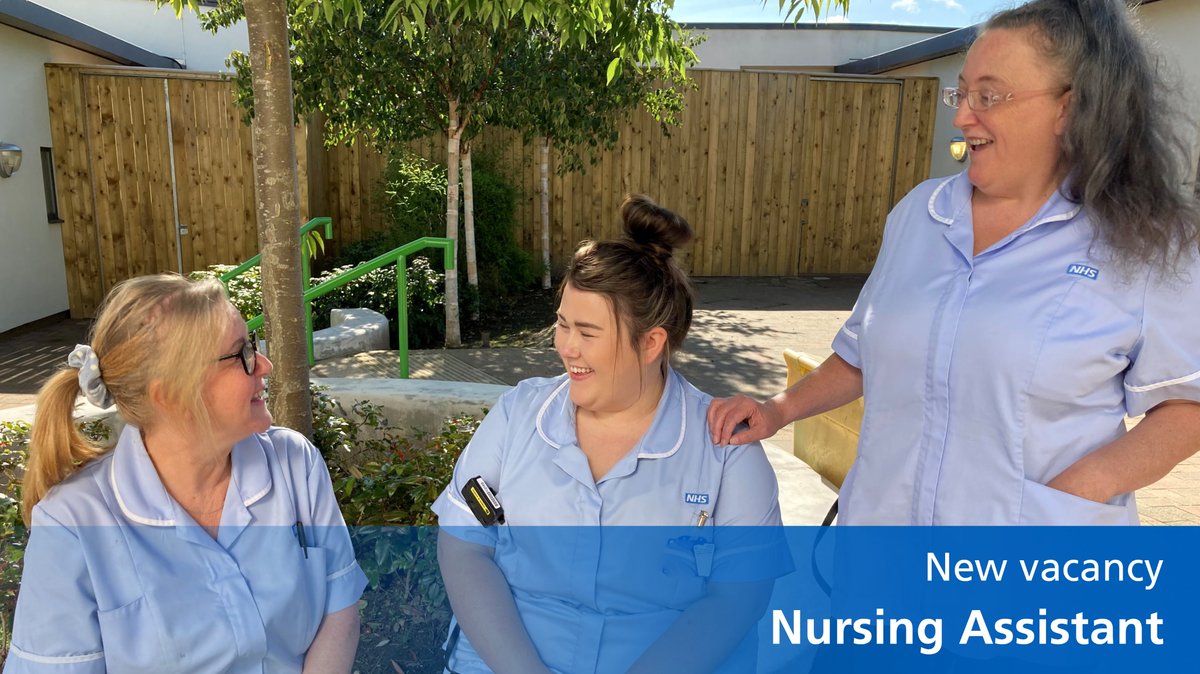 Nursing Assistant

Full time

Northgate Park #Morpeth #NorthumberlandJobs

Find out more: beta.jobs.nhs.uk/candidate/joba…

Closing 6 February 2024