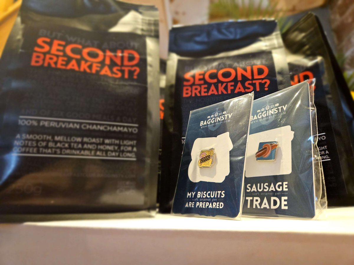 BagginsTV's tweet image. The Second Breakfast Club HQ is looking like a warehouse this morning and I am EXCITED😁

Only one month to go until we officially launch!

Preorders are live over at secondbreakfastclub.bagginstv.com AND every order placed before March 1st will come with some lil' enamel freebies 👀