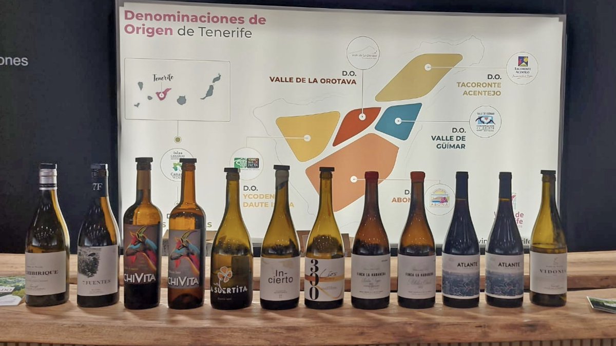 Les mostramos los vinos del Valle de La Orotava que han estado presentes en Madrid Fusión a través de las diferentes actividades que se han llevado a cabo, como almuerzos, meriendas, catas así como en el Túnel de Vinos de Tenerife 🍷

#MadridFusion2024 #VinosValleOrotava