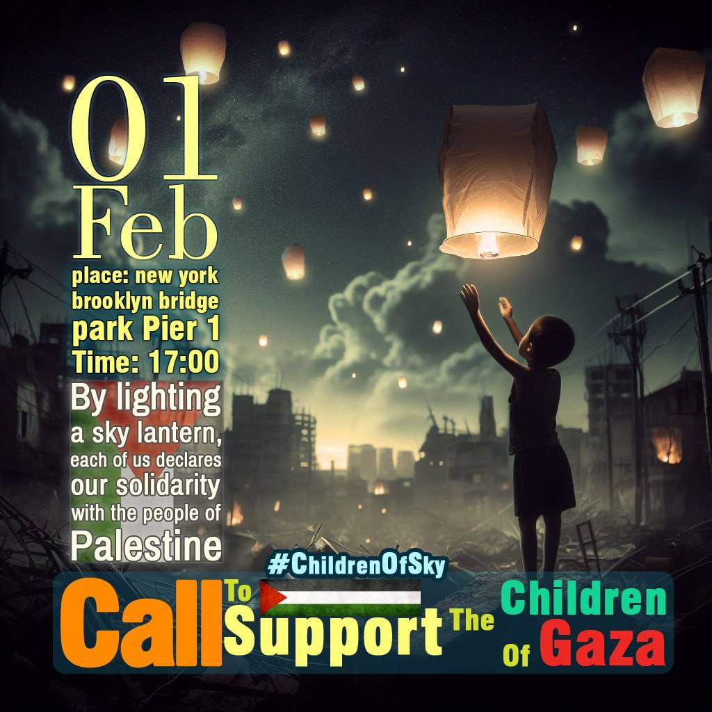 sara_noori74's tweet photo. Join us tomorrow in Brooklyn as we raise our voices for justice and stand with the Palestinian children. Your retweets and shares can make a difference.
#SupportGazaChildren" https://t.co/5TNrYfr11X