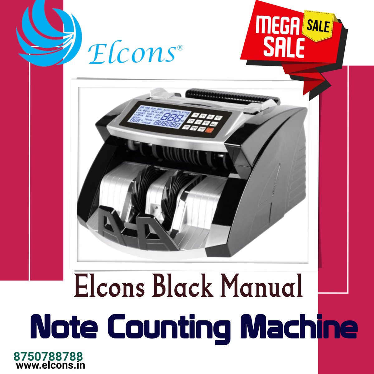 ElconsIndia's tweet image. ALL KINDS OF NOTE COUNTING MACHINE AVAILABLE
You can search on my website : elcons.in **HURRY UP ** FOR MORE INFO : WHATSAPP ME ON 087507 88788 **MONTH SALE IS HERE NOW ** CHECK OUT ALL PRODUCTS ON MY WEBSITE :  #notecountingmachine