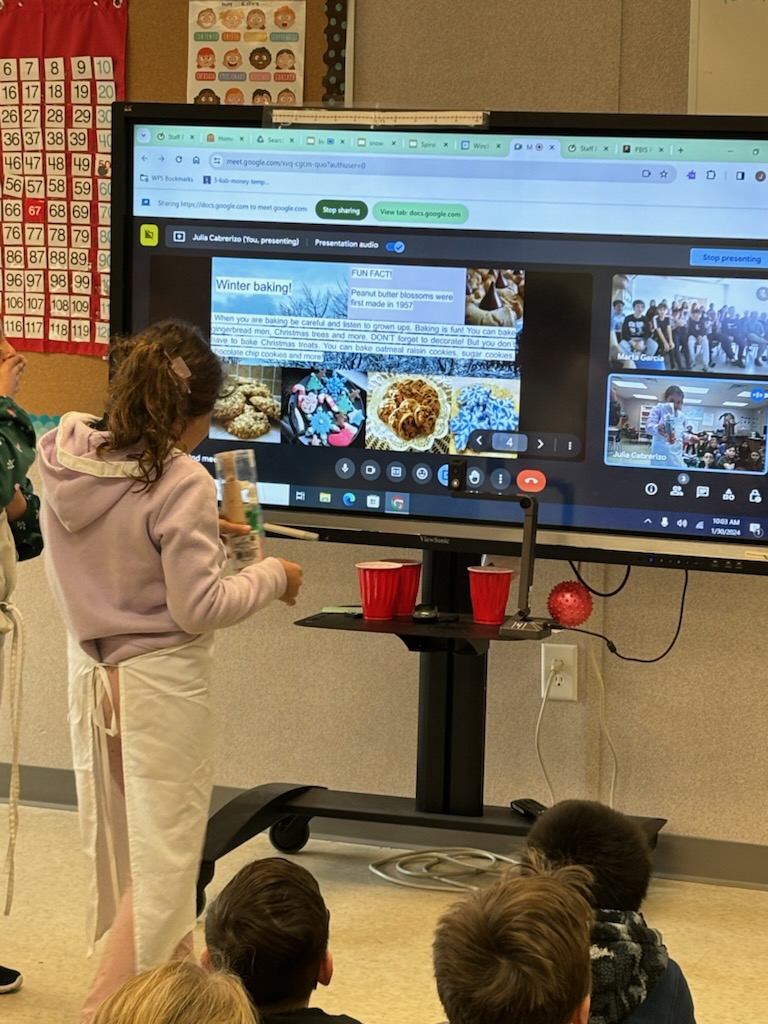 JuliaPunti's tweet photo. Yesterday we had the amazong oportunity to explain winter traditions the school Virolet in Spain. We can't wait for them to tell us about Spanish traditions! #LanguageLearning #UntingOurworld @ParticipateLrng https://t.co/yX5Kvsneqq