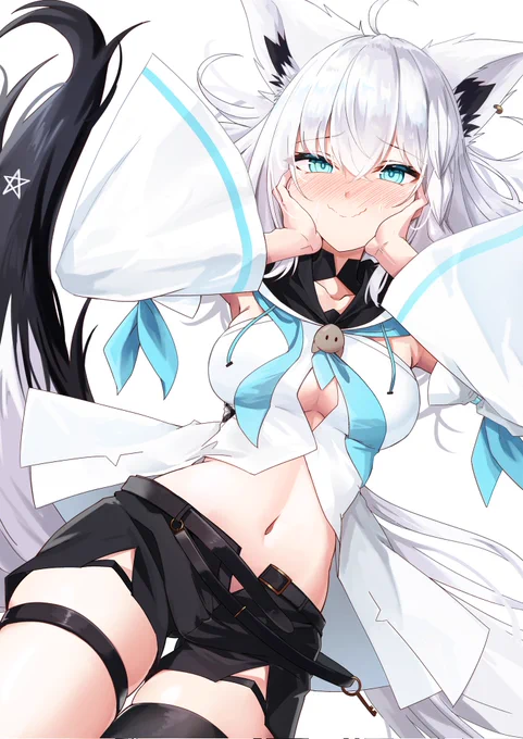 しらかみを…選ばないですか?#絵フブキ  #白上フブキ 