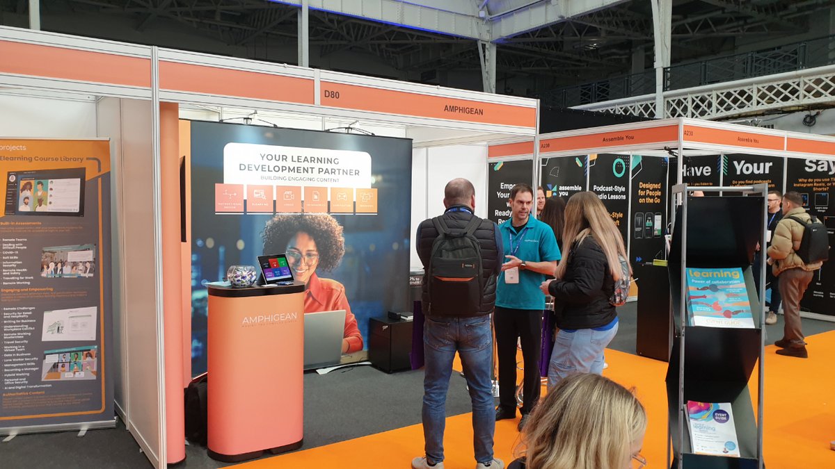 Day 2 of @Learn_EventsUK has arrived and we're excited to see you all! Be sure to pop by and see Pete and Jonathan on stand D80 #LearningAndDevelopment #Events2024 #WOL24