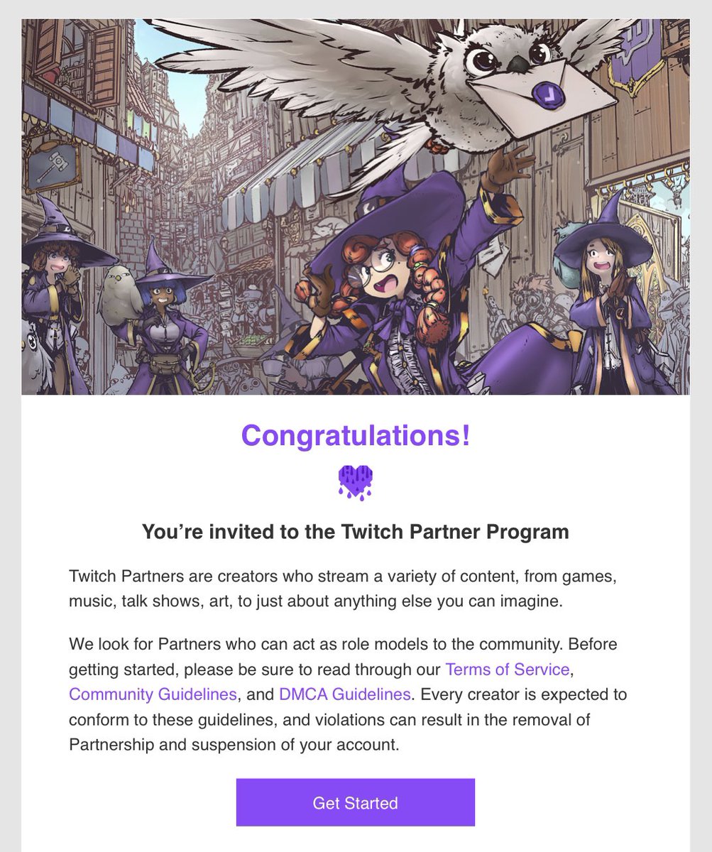 We did it guys, I can’t believe we are officially partnered with Twitch!!! Ngl this feels super surreal! Thank you guys for the insane love and support! Thank you all so much for believing in me! Partner celebration stream Thursday! 💜💜💜