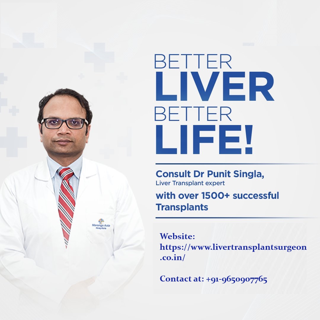 BETTER LIVER BETTER LIFE!

Consult Dr. Punit Singla, Liver Transplant expert with over 1500+ successful Transplants

#punitsingla #livertransplantsurgeron #livertransplantdoctor #liversurgeon #liverdoctor #liverspecialist