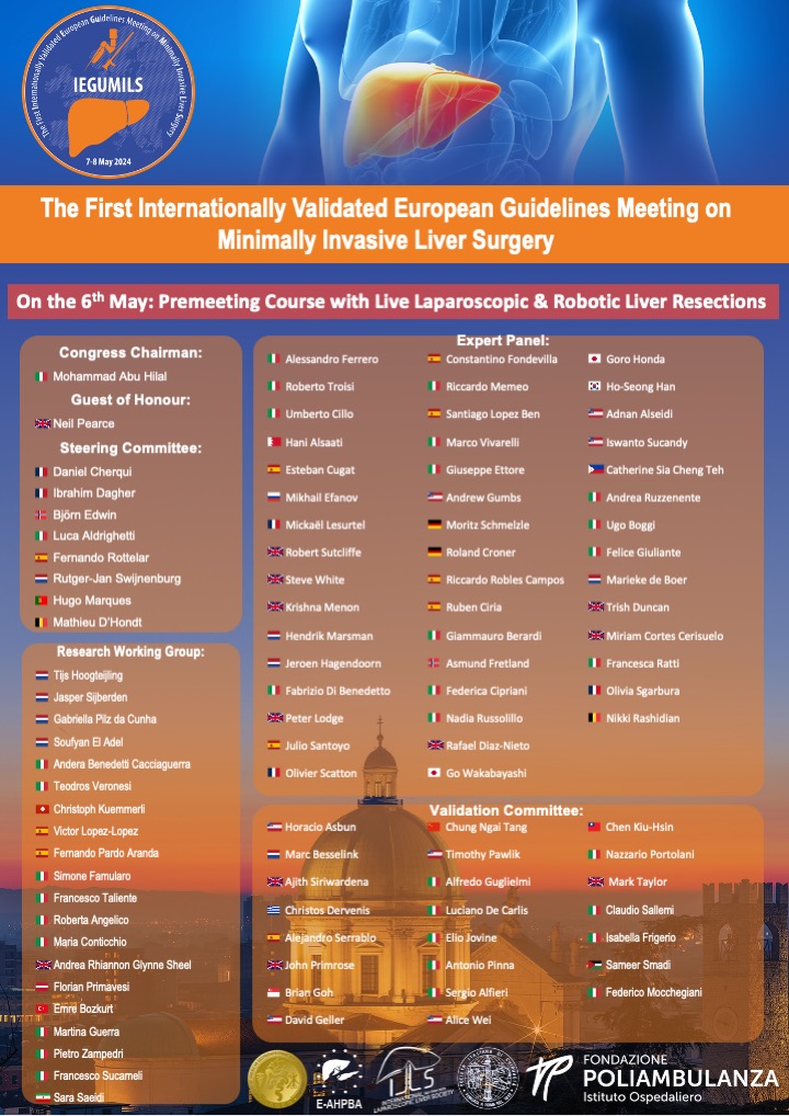 The registration for #IEGUMILS 2024 is now open 🙋. Register at iegumils.org and join us in this key event. Also @eahpba Premeeting Course 6- May with live Lap and Rob surgery @ILLS_LAPLIVER @IHPBA @SAGES_Updates @Aicep4 @hpb_so . See photos for details @rubenciria