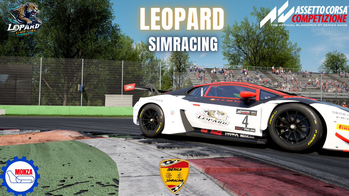 Leopard Simracing (@srleopard) on Twitter photo 🏎️ Hoy a las 21:00, la pista será testigo de la destreza de <a href="/Krou_Shadow/">Krou_Shadow (A.Z. Silva)</a> en la segunda jornada del Campeonato de la GTWC de <a href="/Iberica_SR/">Iberica Simracing</a> en el icónico circuito de Monza. ¡Prepárense para una exhibición de habilidades y velocidad! ¡Suerte, que la pista te lleve a la victoria! 🏎️ Hoy a las 21:00, la pista será testigo de la destreza de <a href="/Krou_Shadow/">Krou_Shadow (A.Z. Silva)</a> en la segunda jornada del Campeonato de la GTWC de <a href="/Iberica_SR/">Iberica Simracing</a> en el icónico circuito de Monza. ¡Prepárense para una exhibición de habilidades y velocidad! ¡Suerte, que la pista te lleve a la victoria!