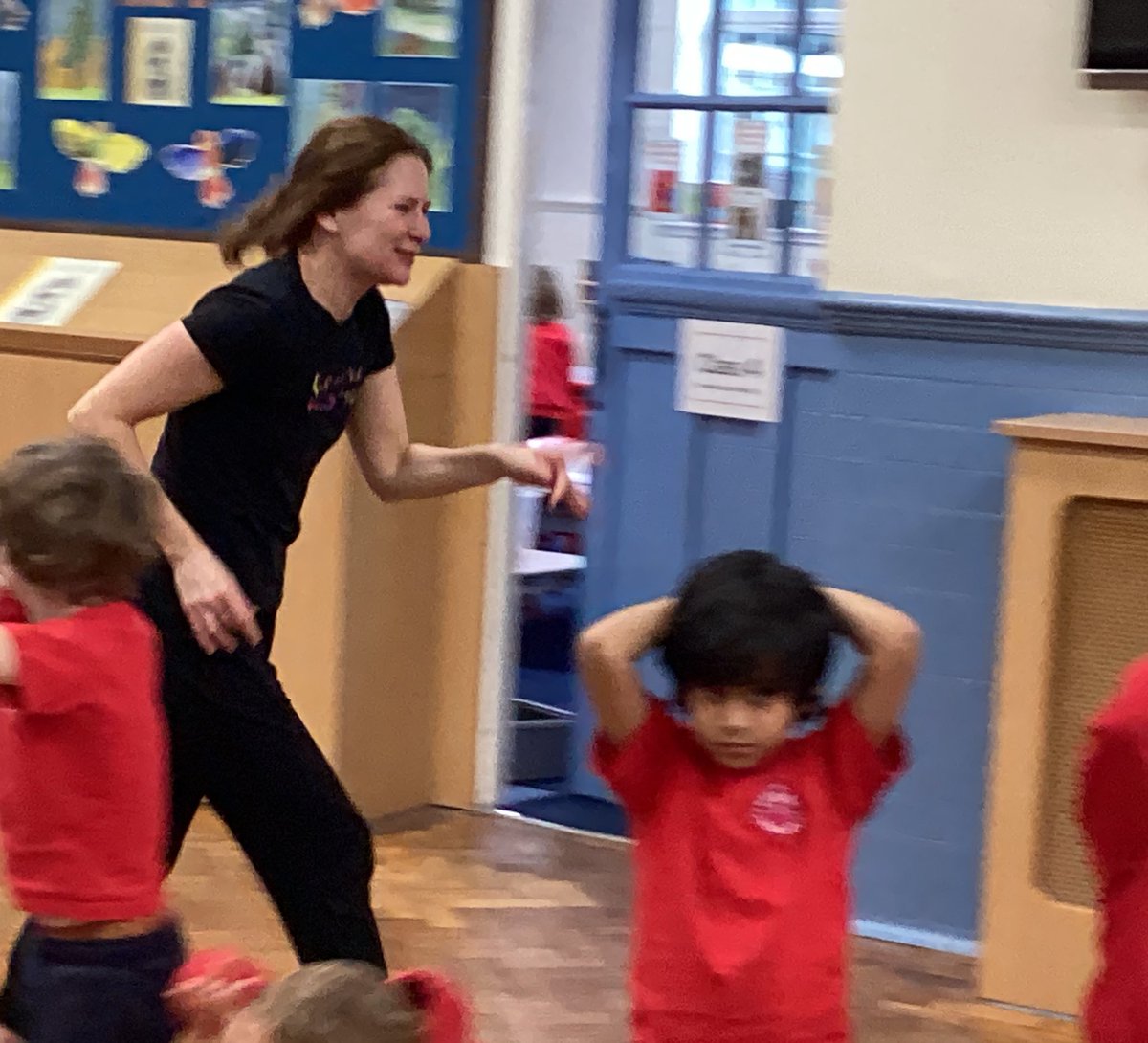 ArchibaldFirst's tweet photo. Today in @GeordieYoga Early Years told the story of We’re going on a bear hunt. We retold the story and moved our bodies in different ways showing good listening and balance. #AFSPE #AFSLiteracy https://t.co/hRJTp9VidK