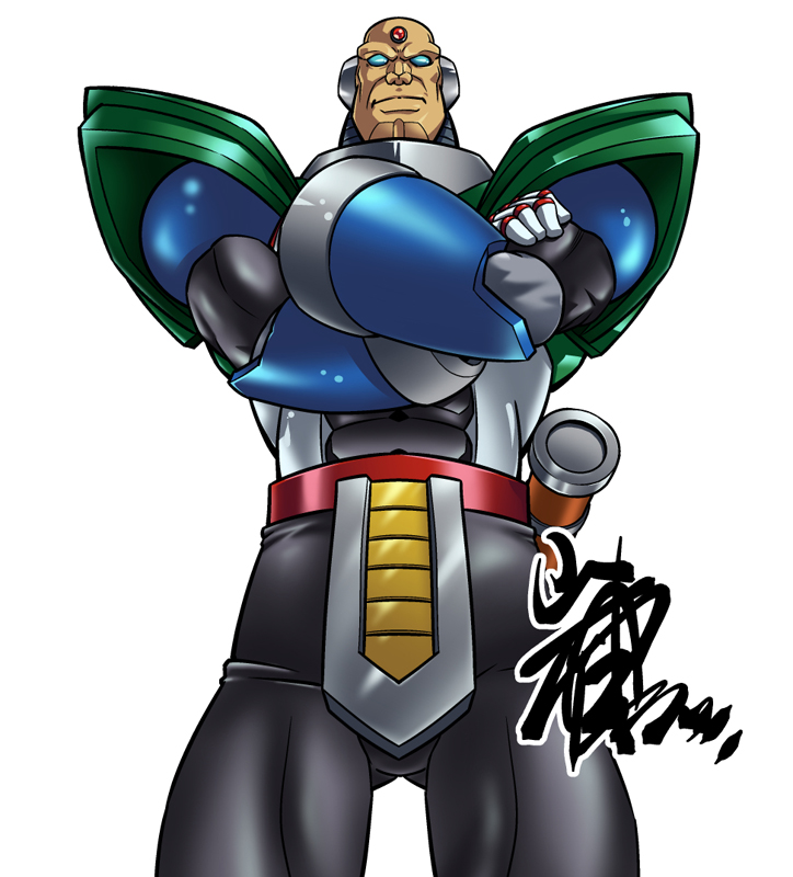 シグマ、プラモデル化記念。 以前描いた集合絵から。 隊長時代のシグマ