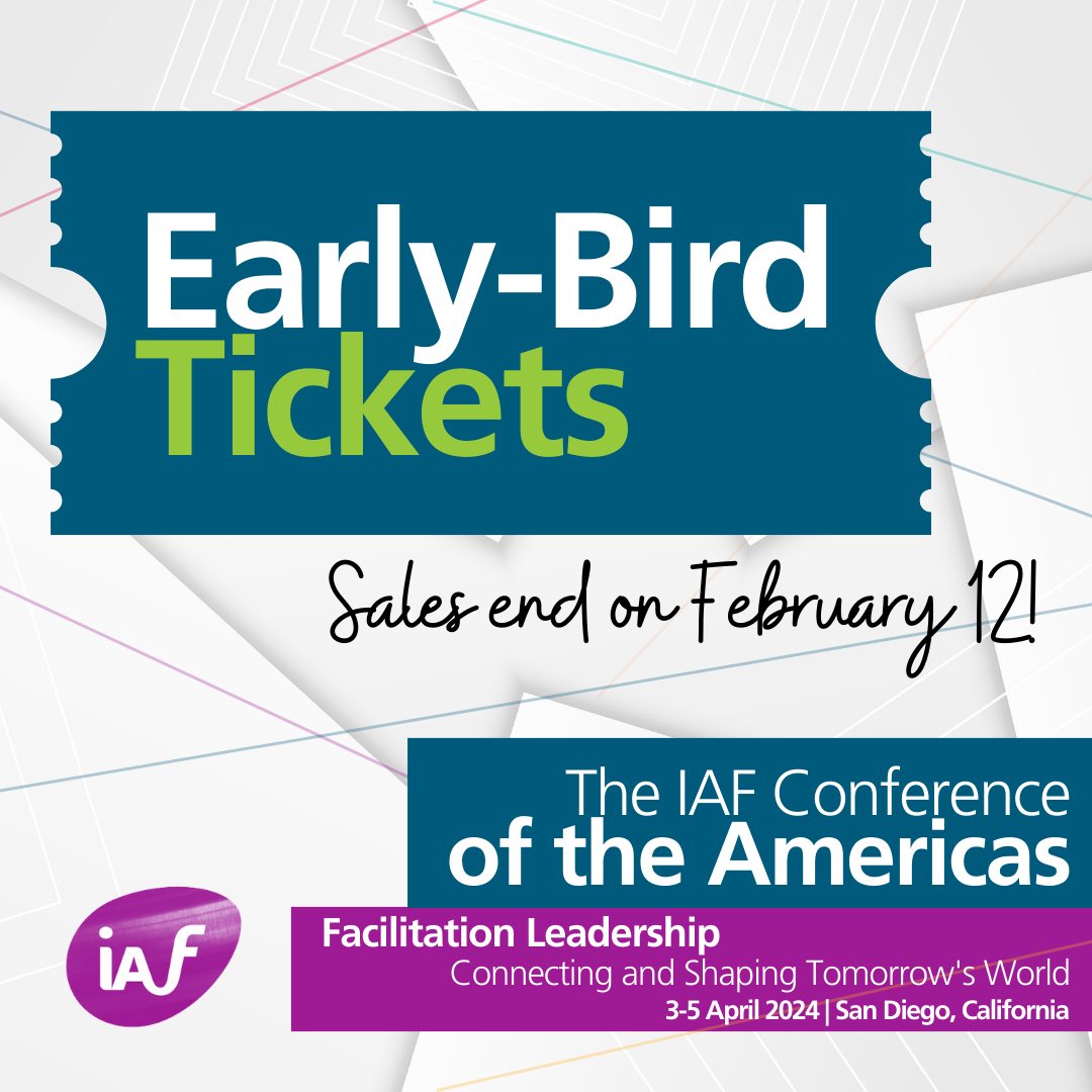 Don’t get left behind! 🏃🏻‍♀️💨 Early bird spots are filling up fast for IAF Conference of the Americas in San Diego, California, April 3-5, 2024! Register now to secure your spot at a discounted rate by February 12! eventleaf.com/e/IAFAmericasC…  #EarlyBirdSpecial