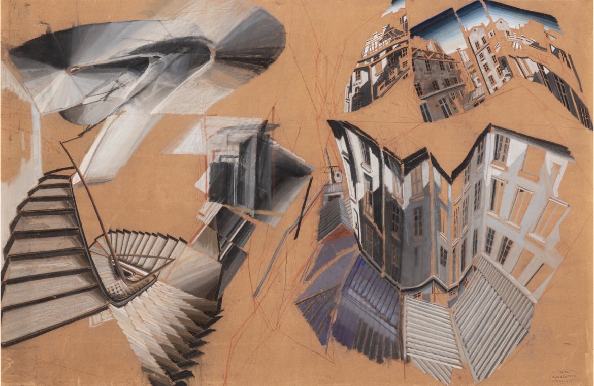 Sam Szafran, 
 “Anamorphose”, 1984