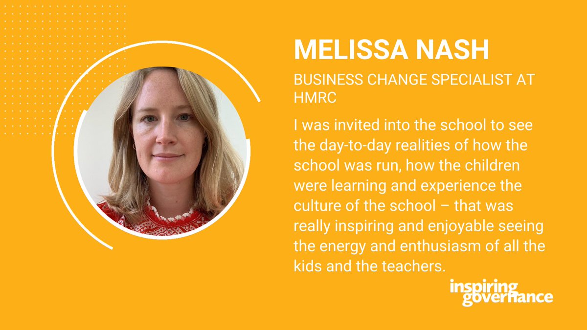 Thank you Melissa for volunteering as a school governor🙌 #Jointhe250k @HMRCgovuk